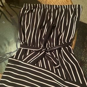 Pinstripe Romper